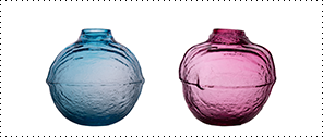 Roze vaas Verre Brut